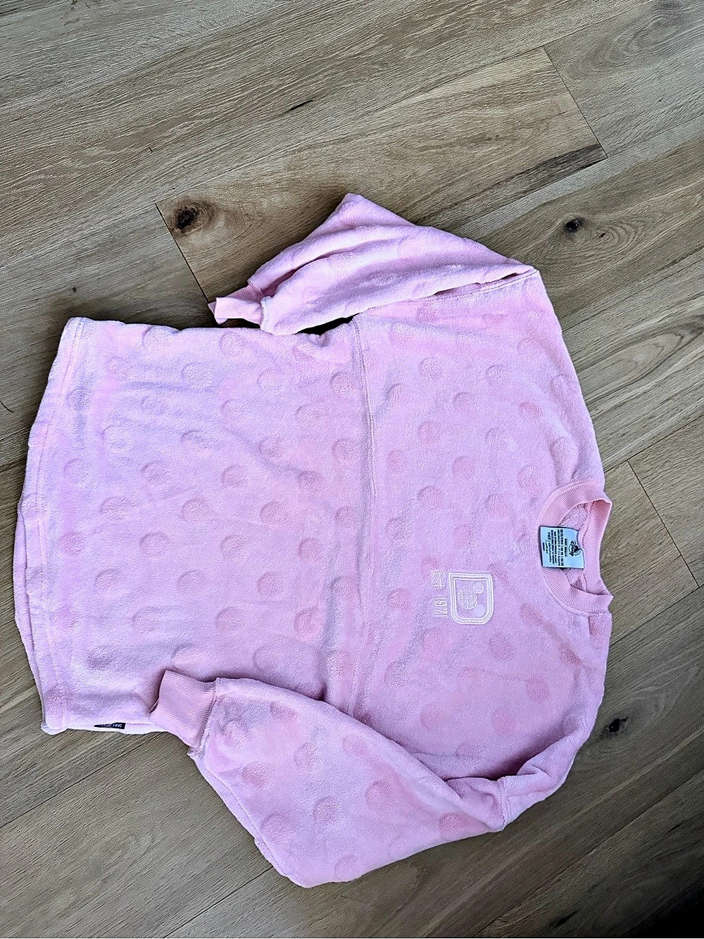 Walt Disney World Pink Polka Dot Sweatshirt